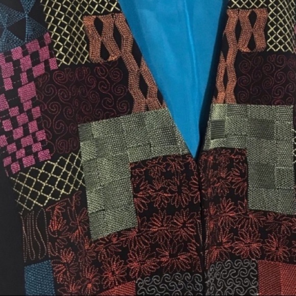 CHICO’S Vintage Tapestry Embroidered Vest - Picture 4 of 8